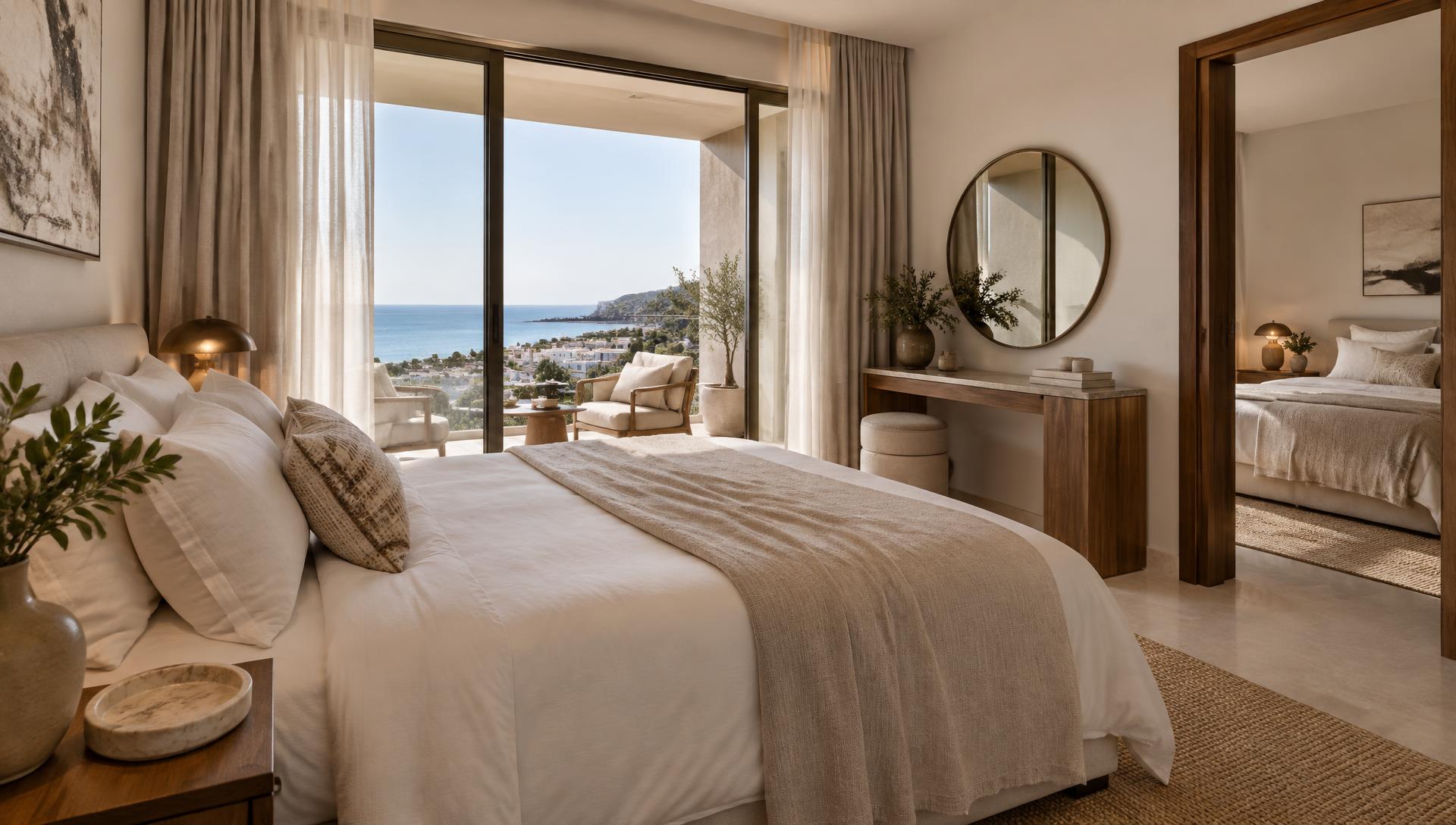 Professionally prepared North Cyprus holiday apartment bedroom